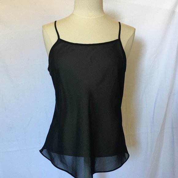 Banana Republic Sleeveless Black Polka Dot Top 10 - Picture 6 of 11